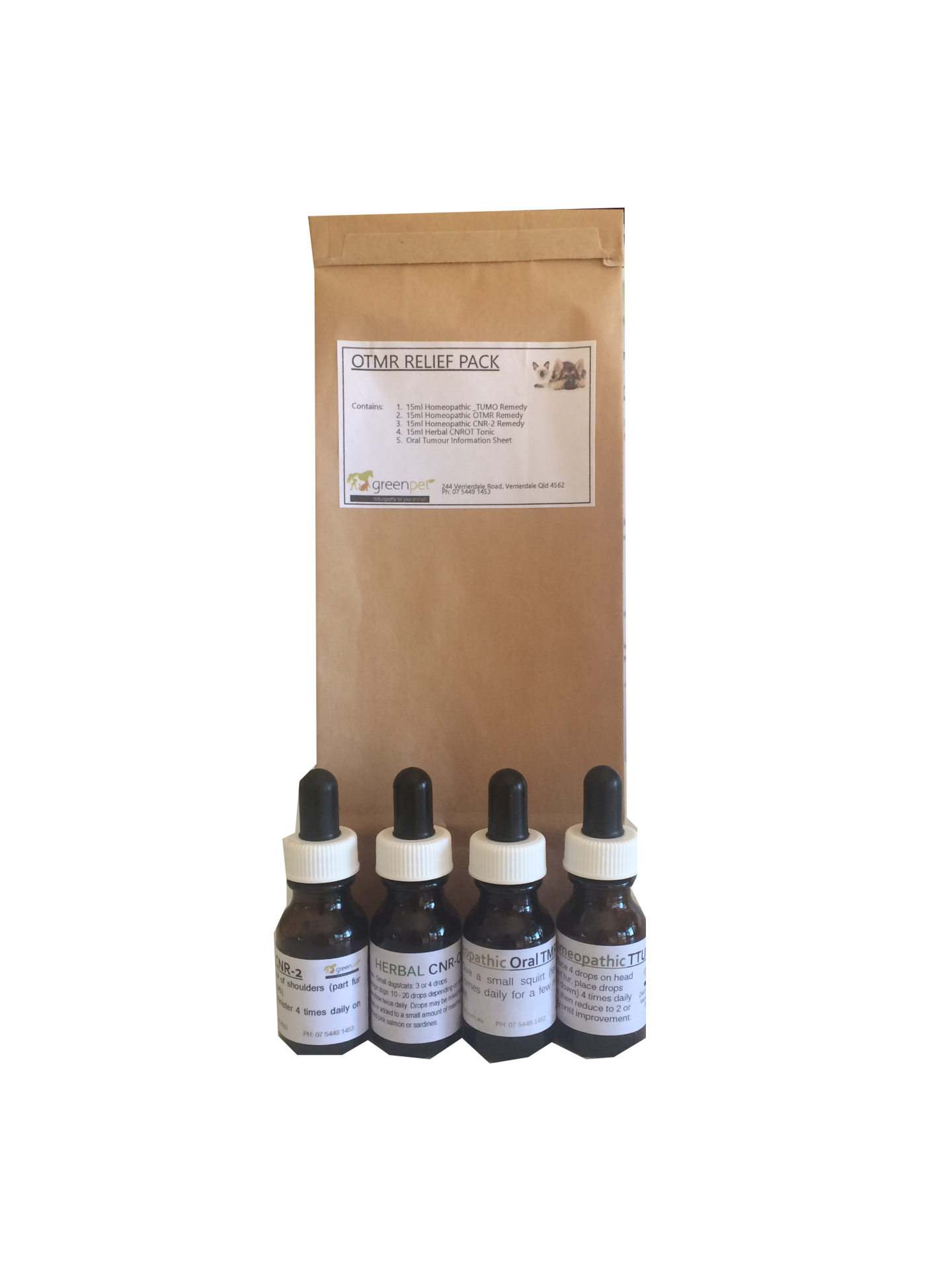 Oral Tumour Support Prescription Pack Greenpet